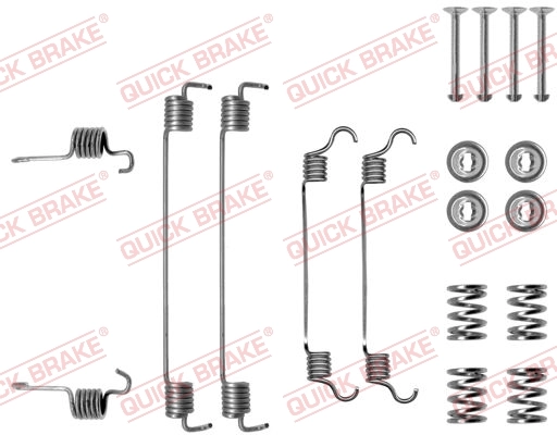 Accessory Kit, brake shoes